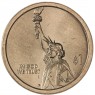 США 1 доллар 2018 Первый патент