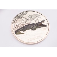 Монета Австрия 3 евро 2017 Крокодил