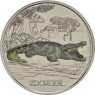Австрия 3 евро 2017 Крокодил