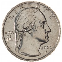 Монета США 25 центов 2022 Майя Энджелоу
