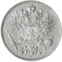 Монета 50 пенни 1911