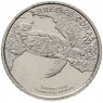 Коста-Рика 50 колонов 2023 (2025) Фауна экосистемы - Коралловый риф. Морская черепаха Хоксбилл