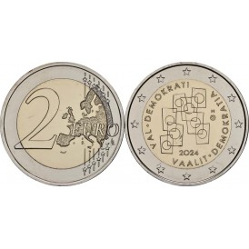 Финляндия 2 евро 2024 Выборы как основа демократии