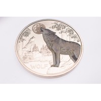 Австрия 3 евро 2017 Волк