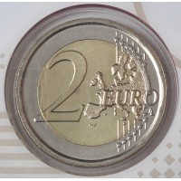 Монета Сан-Марино 2 евро 2016 400 лет со дня смерти Уильяма Шекспира