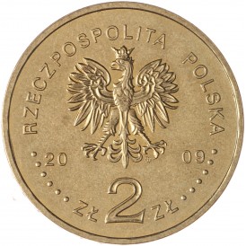 Польша 2 злотых 2009 65-я годовщина ликвидации гетто в Лодзи