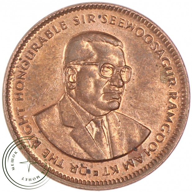 Маврикий 5 центов 1991