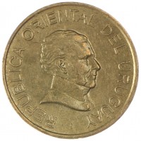 Монета Уругвай 1 песо 2007