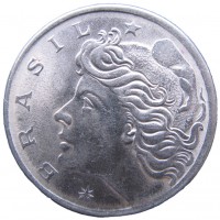 Монета Бразилия 50 сентаво 1975