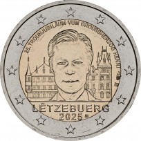 Монета Люксембург 2 евро 2025 Анри