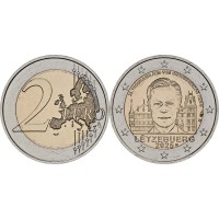 Монета Люксембург 2 евро 2025 Анри