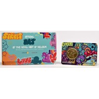 Монета Бельгия 2 1/2 евро 2025 Уличное искусство в Бельгии NFT