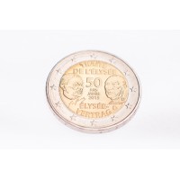 Монета Германия 2 евро 2013 50 лет франко-германского Елисейского договора о дружбе и сотрудничестве