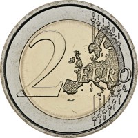 Монета Италия 2 евро 2025 Юбилейный Святой год