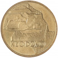 Монета Польша 2 злотых 2007 Клодзко