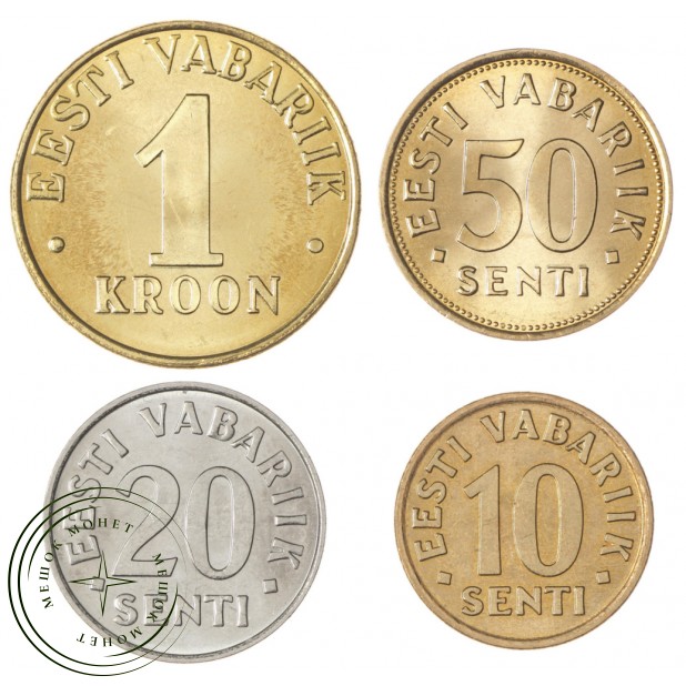 Эстония набор разменных монет 2006-2008 - 937033849