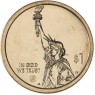 США 1 доллар 2021 «Тоннель Бэй-Бридж» — Вирджиния