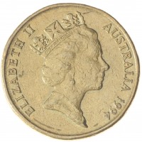 Монета Австралия 1 доллар 1994