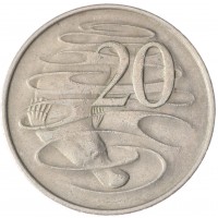 Австралия 20 центов 1967