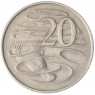 Австралия 20 центов 1967