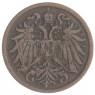 Австрия 2 хеллера 1897