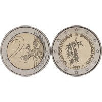 Монета Финляндия 2 евро 2022 Климатические исследования