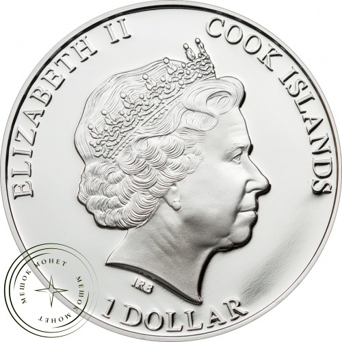 Острова Кука 1 доллар 2012 Тутанхамон — 937045992