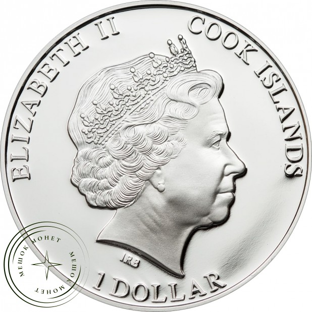 Острова Кука 1 доллар 2012 Тутанхамон — 937045992