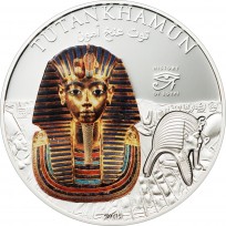 Монета Острова Кука 1 доллар 2012 Тутанхамон
