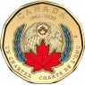 Канада 1 доллар 2020 75 лет ООН цветная