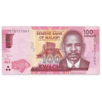 Банкнота Малави 100 квача 2020