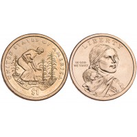 Монета США 1 доллар 2009 Посадка культур