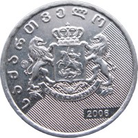 Монета Грузия 1 лари 2006
