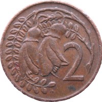 Новая Зеландия 2 цента 1972