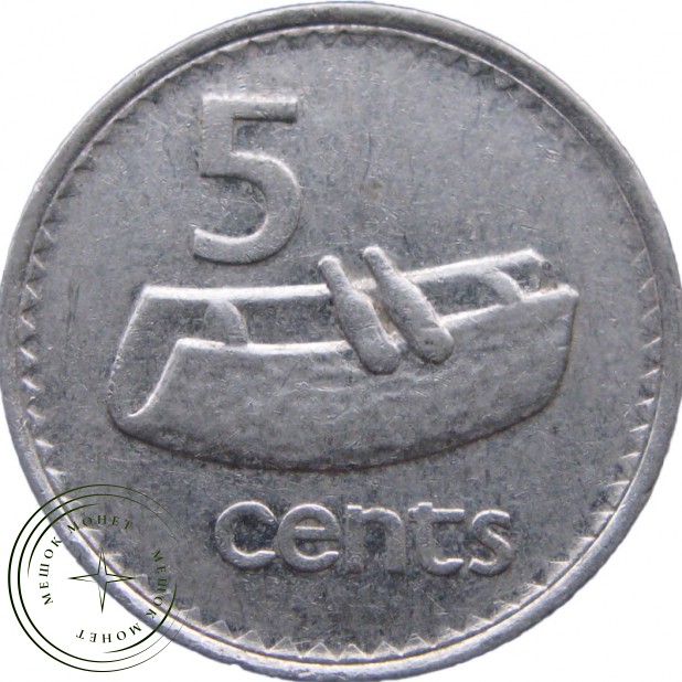 Фиджи 5 центов 1990