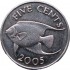 Бермудские острова 5 центов 2005