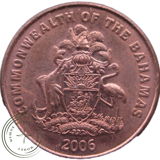 Багамы 1 цент 2006