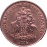 Багамы 1 цент 2006