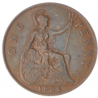Великобритания 1 пенни 1936