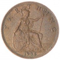 Великобритания 1 фартинг 1936