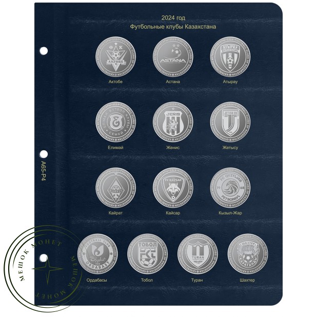 Лист для монет Казахстана 2024 в Альбом КоллекционерЪ — 937045718