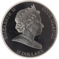 Монета Острова Кука 2008 набор Свято-Успенская Киево-Печерская Лавра