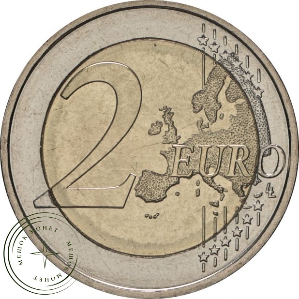 Германия 2 евро 2024 Мекленбург-Передняя Померания 5 монетных дворов