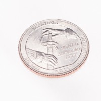Монета США 25 центов 2015 Национальный парк Саратога