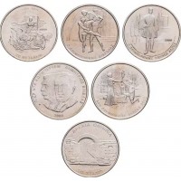 Греция 500 драхм 2000 набор 6 монет XXVIII летние Олимпийские игры