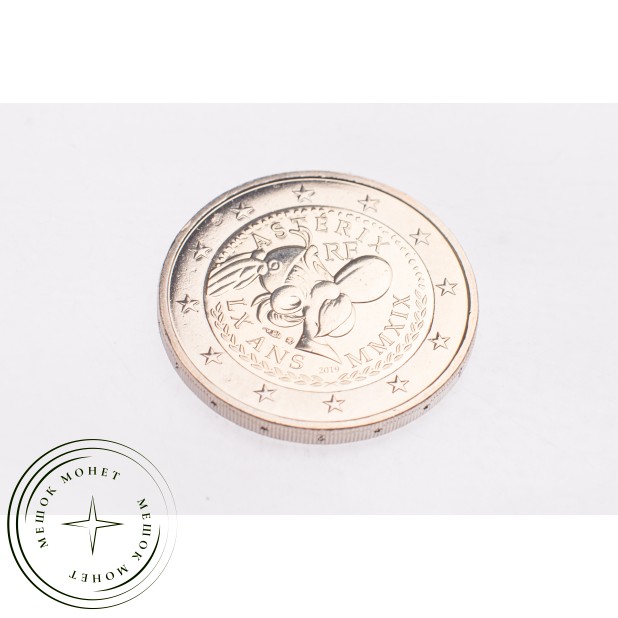 Франция 2 евро 2019 60 лет Астериксу (Буклет 1)