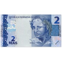 Банкнота Бразилия 2 реала 2010