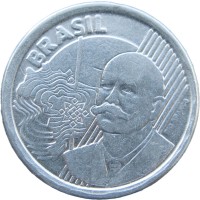 Монета Бразилия 50 сентаво 2011