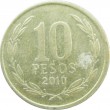 Чили 10 песо 2010