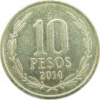 Чили 10 песо 2014